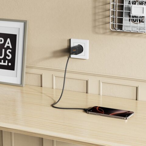 TECH-PROTECT NCM33 2-utora strujni BRZI punjač PD 33W / QC3.0 (CRNI) - Slika 8