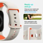 SPIGEN NANO POP narukvica za APPLE WATCH 6 / 7 / 8 / 9 / 10 / SE (40 / 41 / 42 mm) ORANGE BEIGE - Slika 11