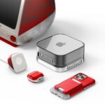 SPIGEN CLASSIC C1 APPLE sat stalak za punjač (RUBY) - Slika 4