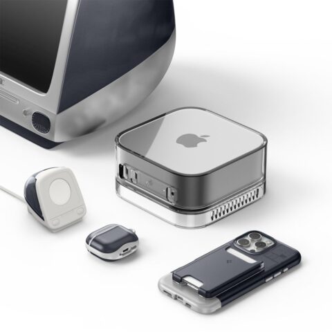 SPIGEN CLASSIC C1 APPLE sat stalak za punjač (GRAPHITE) - Slika 11