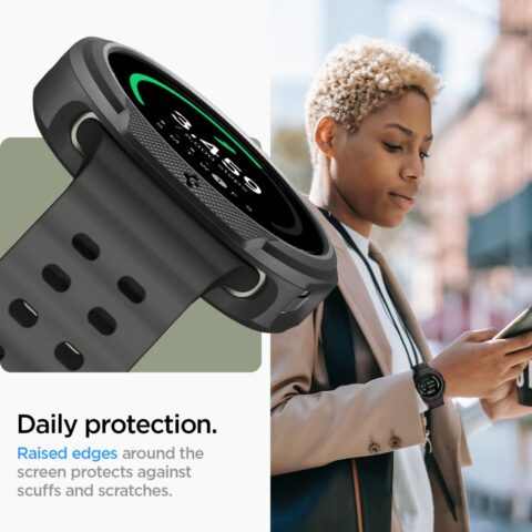 SPIGEN liquid air SAMSUNG GALAXY WATCH 8 CLASSIC (46 mm) zaštita MATTE BLACK - Slika 12