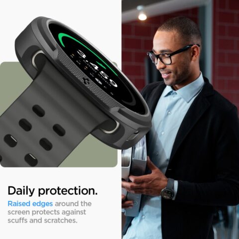 SPIGEN liquid air SAMSUNG GALAXY WATCH 8 CLASSIC (44 mm) zaštita MATTE BLACK - Slika 12