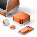 SPIGEN CLASSIC C1 APPLE sat stalak za punjač (TANGERINE) - Slika 12