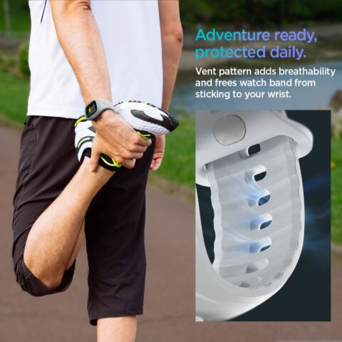 SPIGEN LIQUID AIR PRO narukvica za APPLE WATCH 10 (46mm) SIVA - Slika 15