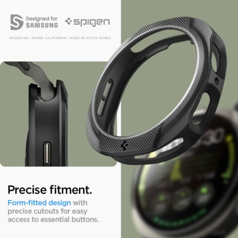 SPIGEN liquid air SAMSUNG GALAXY WATCH 8 CLASSIC (44 mm) zaštita MATTE BLACK - Slika 15
