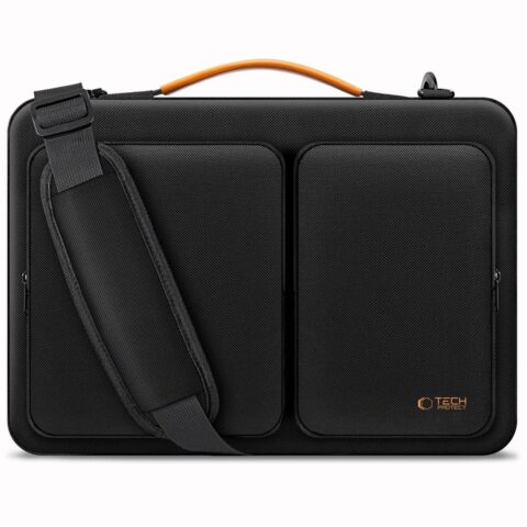 TECH-PROTECT Defender Bag univerzalna torbica za laptop 15-16" (BLACK/ORANGE) - Slika 15
