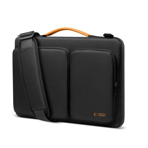 TECH-PROTECT Defender Bag univerzalna torbica za laptop 15-16" (BLACK/ORANGE) - Slika 1
