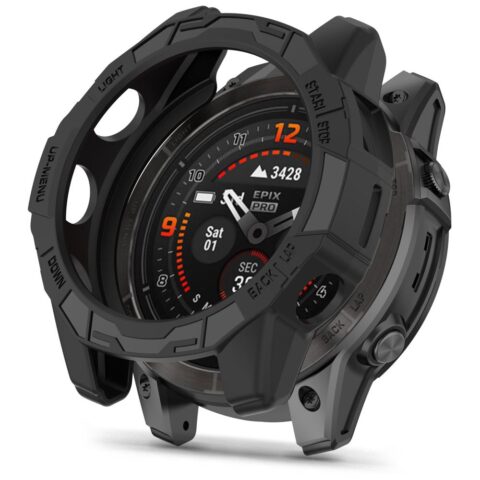 TECH-PROTECT DEFENSE AIR zaštitna maskica za GARMIN FENIX 7X / 7X PRO (crna) - Slika 1