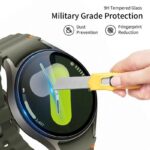 TECH-PROTECT GLASS FIT+ 2-komada kaljena stakla za Samsung WATCH 8 CLASSIC (46 mm) - Slika 4