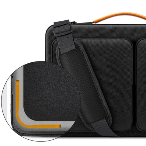 TECH-PROTECT Defender Bag univerzalna torbica za laptop 15-16" (BLACK/ORANGE) - Slika 4