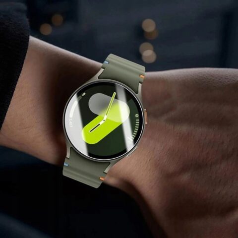 TECH-PROTECT GLASS FIT+ 2-komada kaljena stakla za SAMSUNG GALAXY WATCH 8 (44 mm) - Slika 5