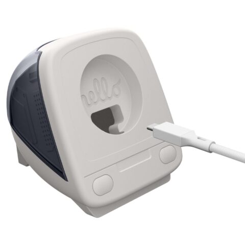 SPIGEN CLASSIC C1 APPLE sat stalak za punjač (GRAPHITE) - Slika 7