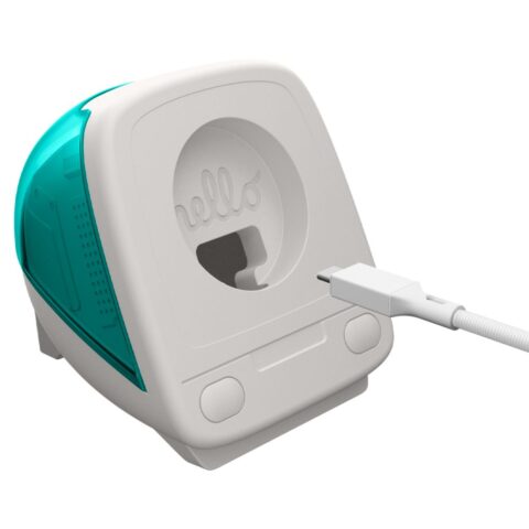 SPIGEN CLASSIC C1 APPLE sat stalak za punjač (BONDI BLUE) - Slika 7