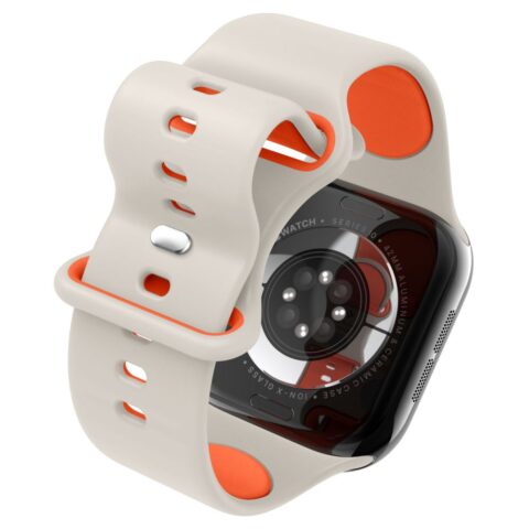 SPIGEN NANO POP narukvica za APPLE WATCH 6 / 7 / 8 / 9 / 10 / SE (40 / 41 / 42 mm) ORANGE BEIGE - Slika 8