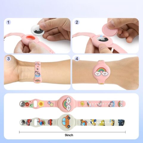 TECH-PROTECT 2 komada Smooth silikonske narukvice za Apple Airtag - Slika 7