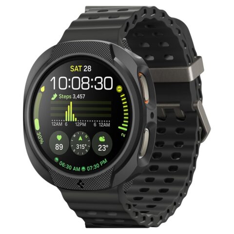 SPIGEN liquid air SAMSUNG GALAXY WATCH 8 CLASSIC (44 mm) zaštita MATTE BLACK - Slika 9