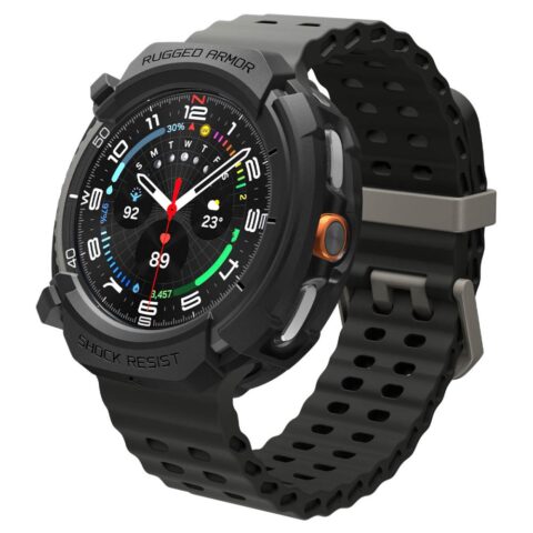 SPIGEN RUGGED ARMOR SAMSUNG GALAXY WATCH 8 CLASSIC (46 mm) zaštita MATTE BLACK - Slika 10