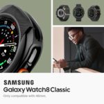 SPIGEN liquid air SAMSUNG GALAXY WATCH 8 CLASSIC (46 mm) zaštita MATTE BLACK - Slika 10