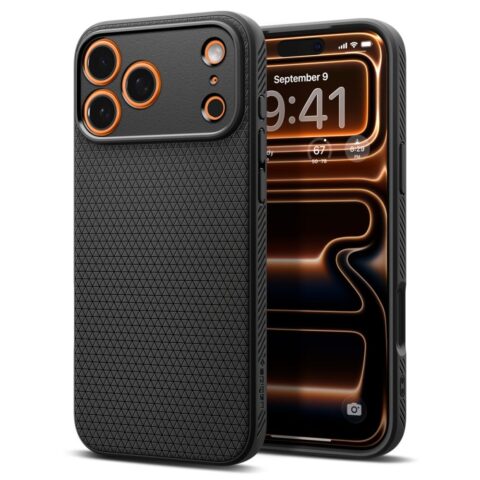 SPIGEN LIQUID AIR zaštita za iPHONE 17 PRO (CRNA) - Slika 1