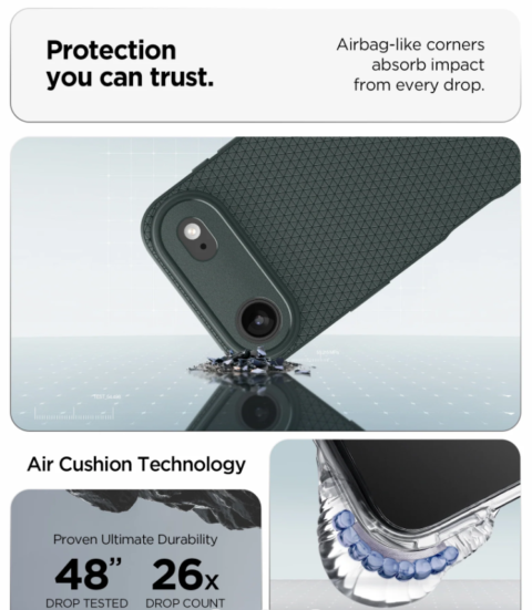 SPIGEN LIQUID AIR zaštita za iPHONE 17 AIR (ABYSS GREEN) - Slika 6