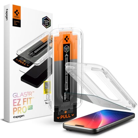 SPIGEN GLAS.TR ”EZ FIT PRO” iPHONE 16 PRO MAX / 17 PRO MAX (PRIVACY) - Slika 1