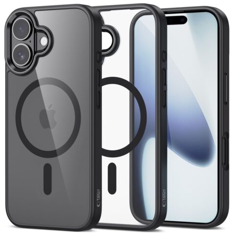 TECH-PROTECT MAGMAT MAGSAFE zaštita za iPHONE 17 (BLACK/CLEAR) - Slika 1