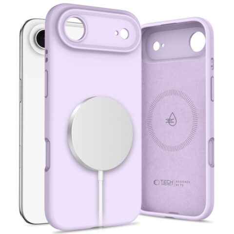TECH-PROTECT SILICONE MAGSAFE zaštita za iPHONE AIR (MAUVE) - Slika 1
