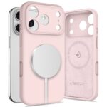 TECH-PROTECT SILICONE MAGSAFE zaštita za iPHONE 17 PRO (PINK PEARL)