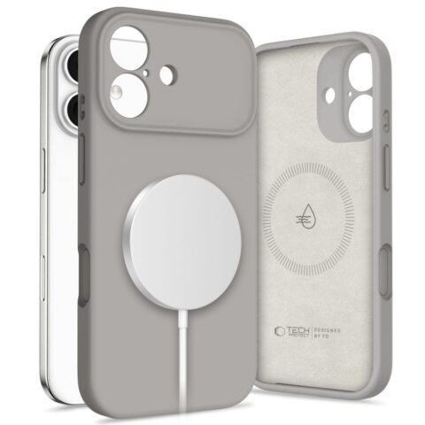 TECH-PROTECT SILICONE MAGSAFE zaštita za iPHONE 17 (STONE GREY) - Slika 1