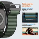 SPIGEN WBF1 narukvica za APPLE WATCH 8 / 9 / 10 / 11 / SE / ULTRA (44 / 45 / 46 / 49 mm) (crno/zelena) - Slika 14