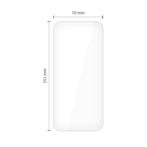 TECH-PROTECT GLASS FIT+ 2-komada kaljena stakla za iPHONE AIR - Slika 3