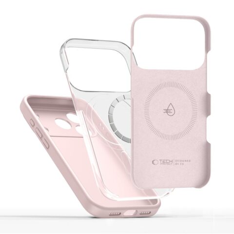 TECH-PROTECT SILICONE MAGSAFE zaštita za iPHONE 17 PRO (PINK PEARL) - Slika 3
