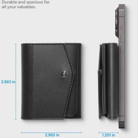 SPIGEN VALENTINUS PRO MAGSAFE novčanik (crni) - Slika 3