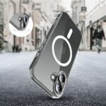 TECH-PROTECT FLEXAIR HYBRID MAGSAFE zaštita za iPHONE 17 (prozirna) - Slika 3