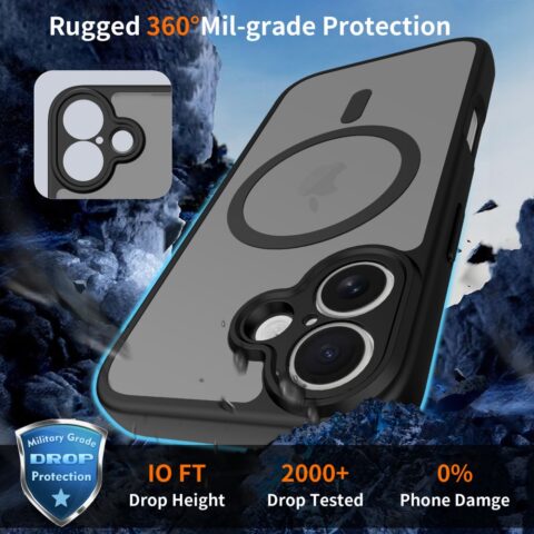 TECH-PROTECT BASICMAG MAGSAFE zaštita za iPHONE 17 (MATTE/BLACK) - Slika 4