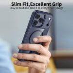 TECH-PROTECT MAGMAT MAGSAFE zaštita za iPHONE 17 PRO MAX (DEEP BLUE/CLEAR) - Slika 5