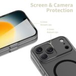 TECH-PROTECT MAGSLIM MAGSAFE zaštita za iPHONE 17 PRO MAX (MATTE/BLACK) - Slika 5