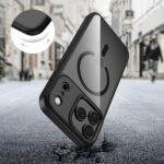 TECH-PROTECT MAGMAT MAGSAFE zaštita za iPHONE 17 PRO MAX (BLACK/CLEAR) - Slika 4