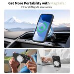 TECH-PROTECT SILICONE MAGSAFE zaštita za iPHONE 17 PRO MAX (CRNA) - Slika 5