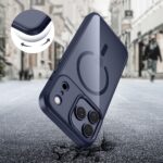 TECH-PROTECT MAGMAT MAGSAFE zaštita za iPHONE 17 PRO MAX (DEEP BLUE/CLEAR) - Slika 6