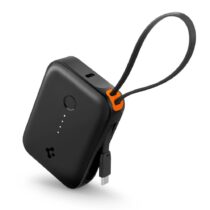 Spigen Essential powerbank 10 000 mAh 30W (s integriranim kabelom), crna EA3010BT