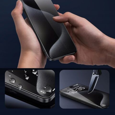 TECH-PROTECT GLASS FIT+ 2-komada kaljena stakla za iPHONE 16 PRO / 17 / 17 PRO - Slika 5