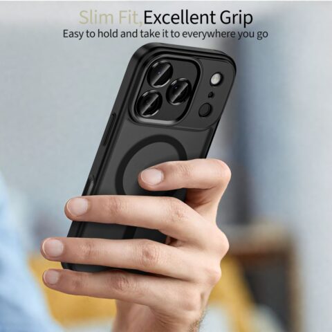 5 TECH-PROTECT MAGCAM MAGSAFE zaštita za iPHONE 17 PRO (MATTE BLACK) - Slika 6
