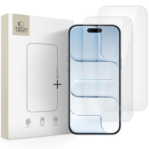 TECH-PROTECT GLASS FIT+ 2-komada kaljena stakla za iPHONE AIR - Slika 1