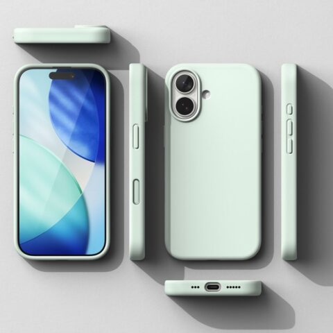 RINGKE SILICONE MAGNETIC MAGSAFE zaštita za iPHONE 17 (SOFT MINT) - Slika 8