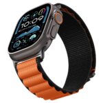 SPIGEN WBF1 narukvica za APPLE WATCH 8 / 9 / 10 / 11 / SE / ULTRA (44 / 45 / 46 / 49 mm) (crno/narančasta) - Slika 8