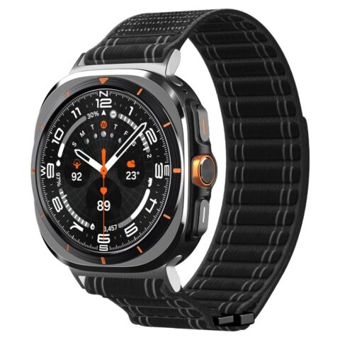 1 SPIGEN WBF0 remen za SAMSUNG GALAXY WATCH ULTRA 2024 / 2025 (47 mm) (crna) - Slika 1