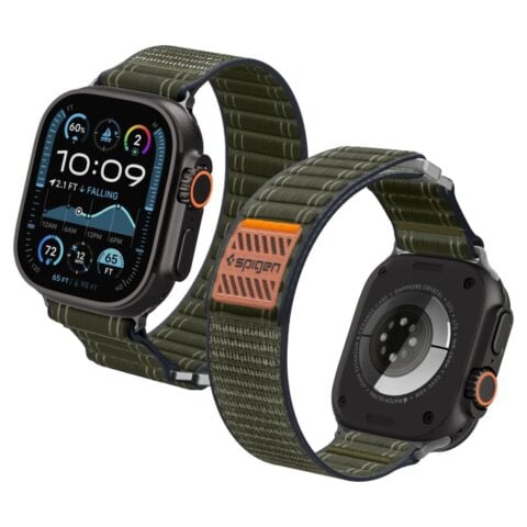 SPIGEN WBF0 BAND APPLE WATCH 8 / 9 / 10 / 11 / SE / ULTRA (44 / 45 / 46 / 49 mm) (GREEN) - Slika 1