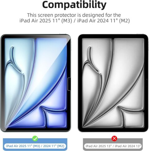 PREMIUM kaljeno staklo za iPad Air 11 2025 M3/2024 M2, iPad Air 7/6 generacije - Slika 3