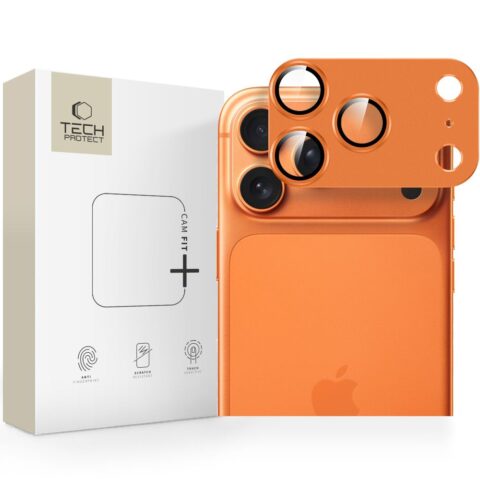 TECH-PROTECT CAMFULL FIT+ zaštita za leće kamere iPHONE 17 PRO MAX (COSMIC ORANGE) - Slika 1